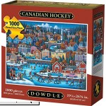 Dowdle Folk Art Canadian Hockey Puzzle 1000 Pieces  B01FSY77XA